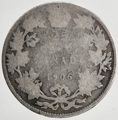 1906 Canada 25 Cents Silver Coin | Collectable Grade | a6392