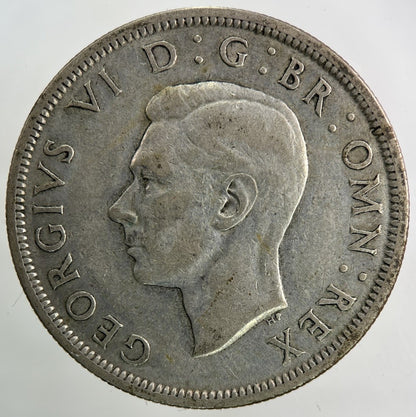 1937 George VI Half - Crown Silver Coin | Fine Collectable Grade