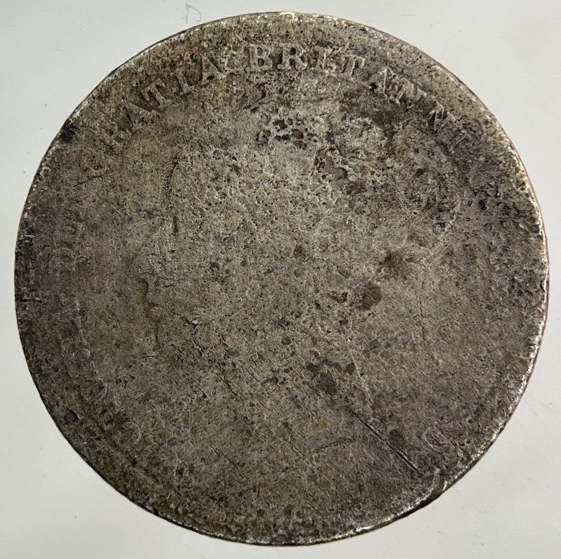 1880 Victoria Sixpence Silver Coin | Worn Grade