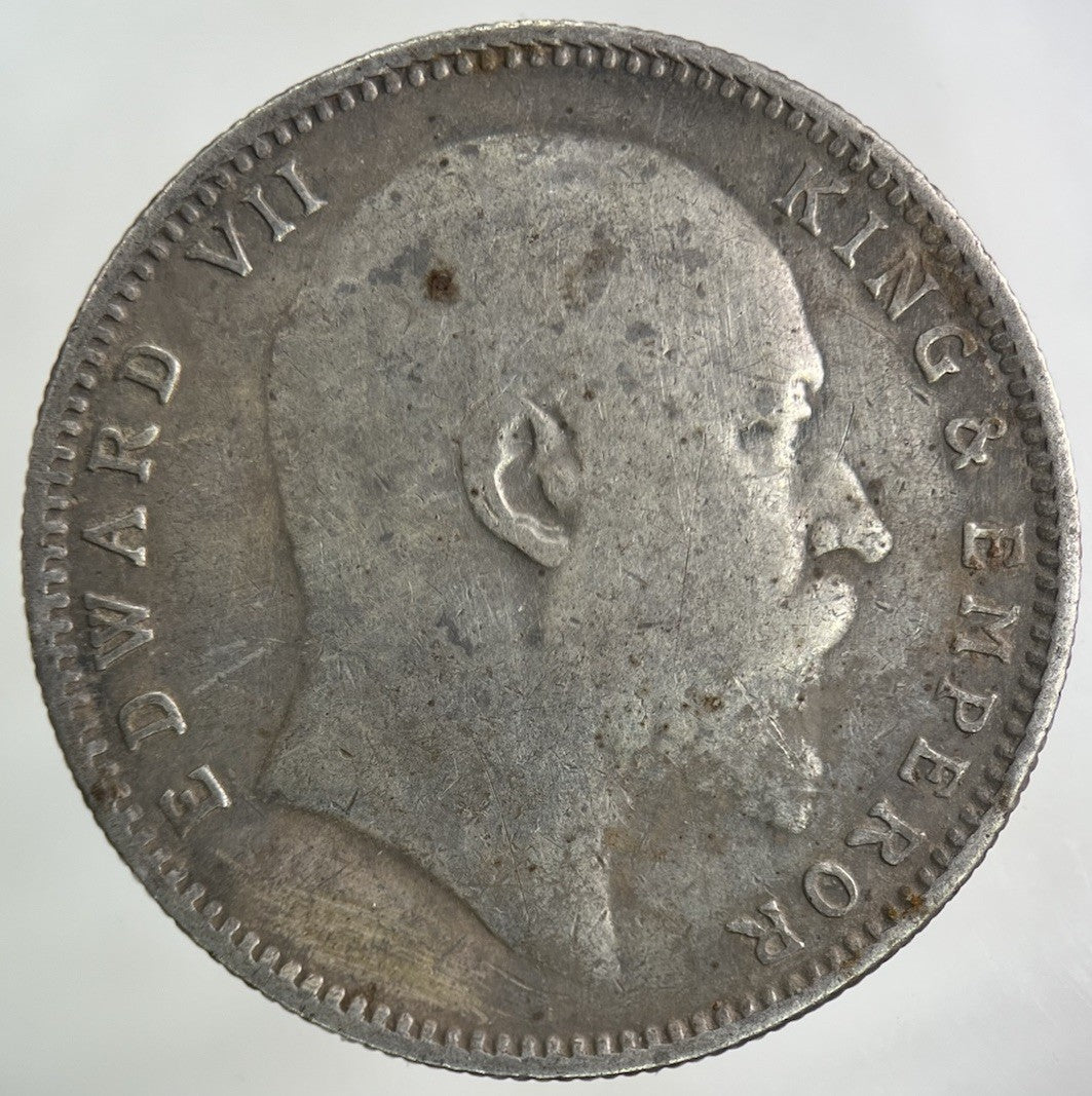 1907 India One Rupee Silver Coin | Collectable Grade