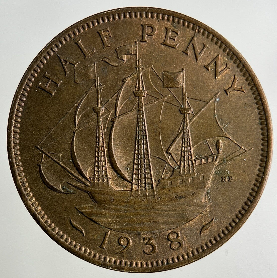 1938 George VI Half - Penny Coin | Very High Grade