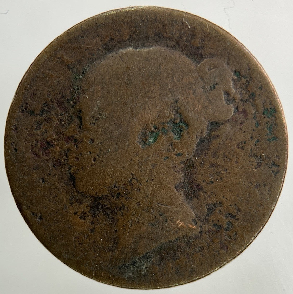1847 Victoria Farthing Coin | Fair Grade