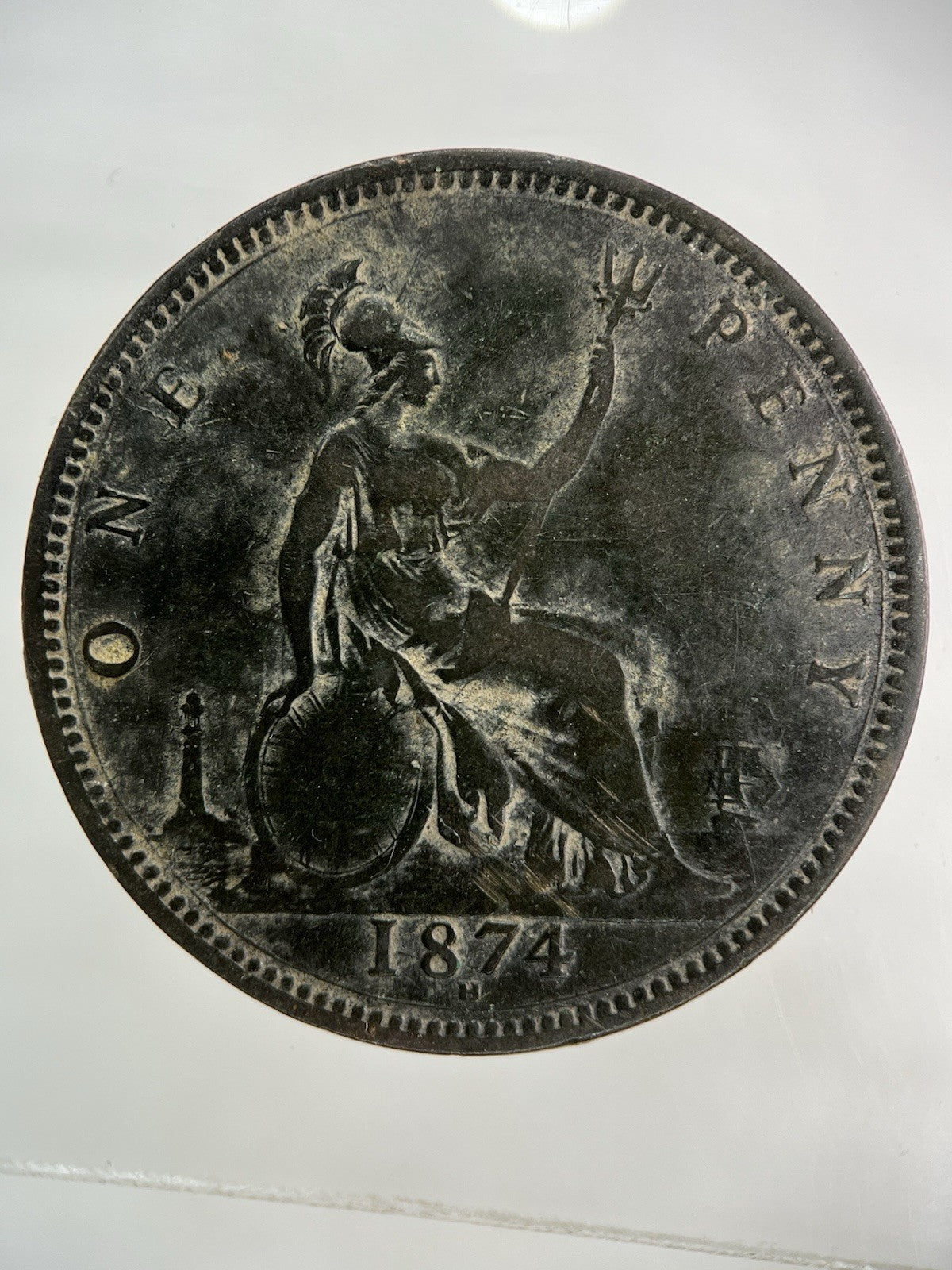 1874 - H Victoria One Penny Coin | Fine Collectable Grade