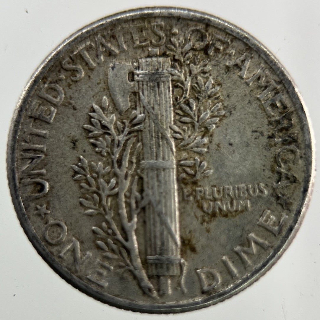 1944 US USA Mercury Dime Silver Coin | Fine Collectable Grade