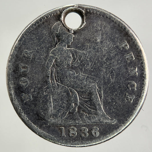 1836 William IV Groat Four - Pence Silver Coin | Collectable Grade