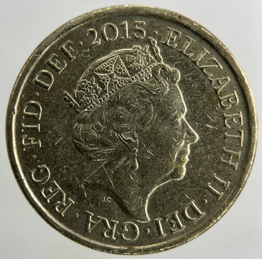 2015 Elizabeth II 2nd One Pound £1 Coin | Fine Collectable Grade