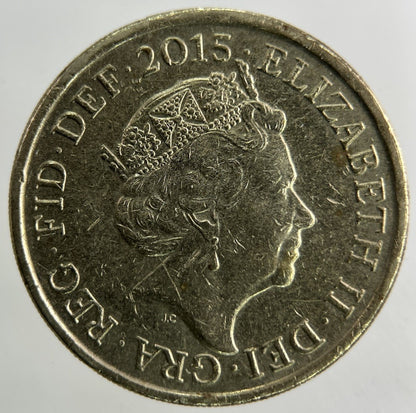 2015 Elizabeth II 2nd One Pound £1 Coin | Fine Collectable Grade