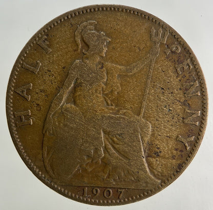 1907 Edward VII Half - Penny Coin | Collectable Grade