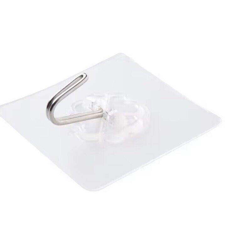 x5 Kitchen Hook Wall Mounted & Cupboard Bathroom Utensil Hanging Rack Holder