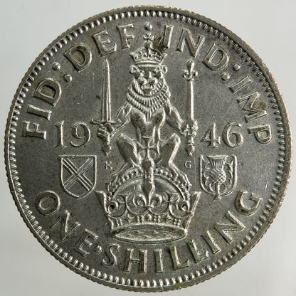 1946 George VI Shilling Silver Coin | Very High Grade
