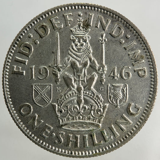 1946 George VI Shilling Silver Coin | Very High Grade