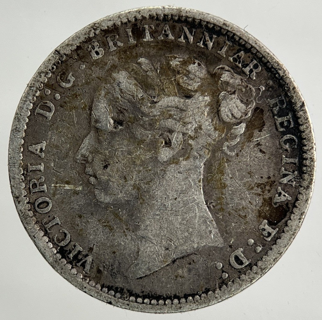 1886 Victoria Threepence Silver Coin | Fine Collectable Grade