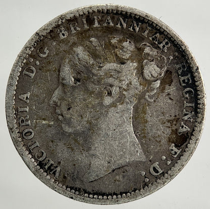 1886 Victoria Threepence Silver Coin | Fine Collectable Grade