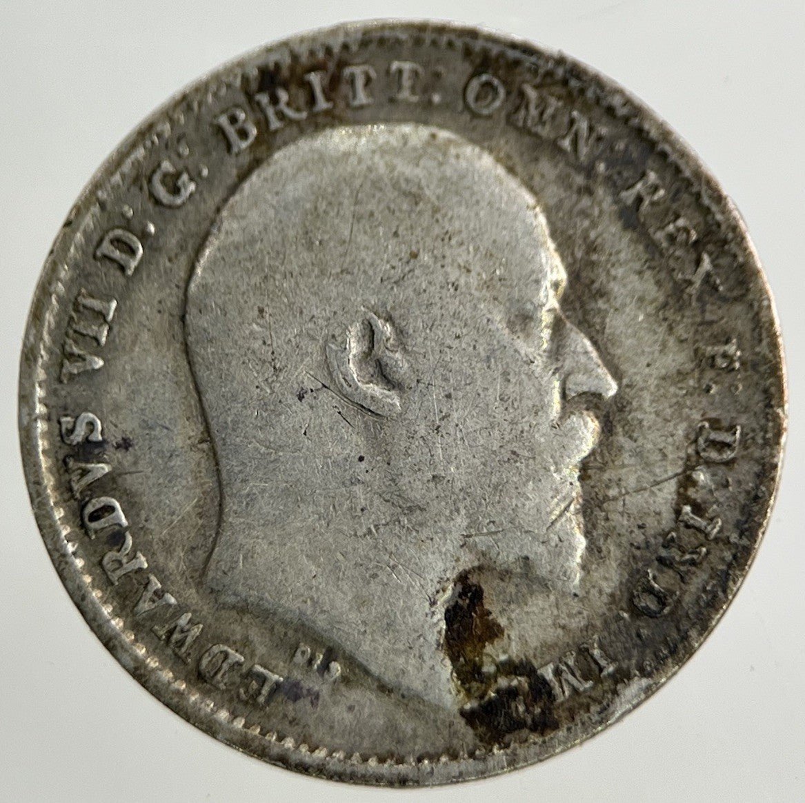 1907 Edward VII Threepence Silver Coin | Fine Collectable Grade
