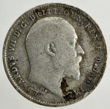 1907 Edward VII Threepence Silver Coin | Fine Collectable Grade