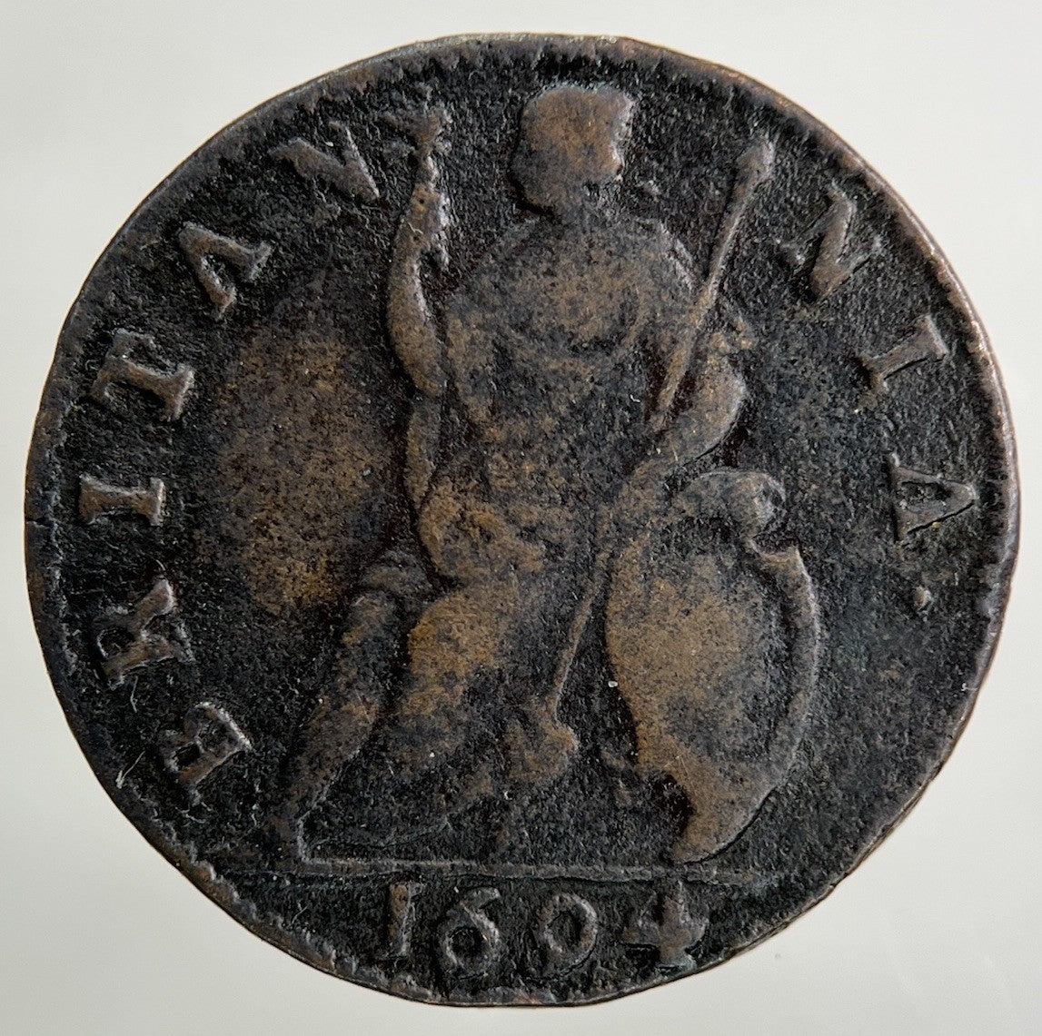 1694 William III 3rd & Mary Farthing Coin | Fine Collectable Grade