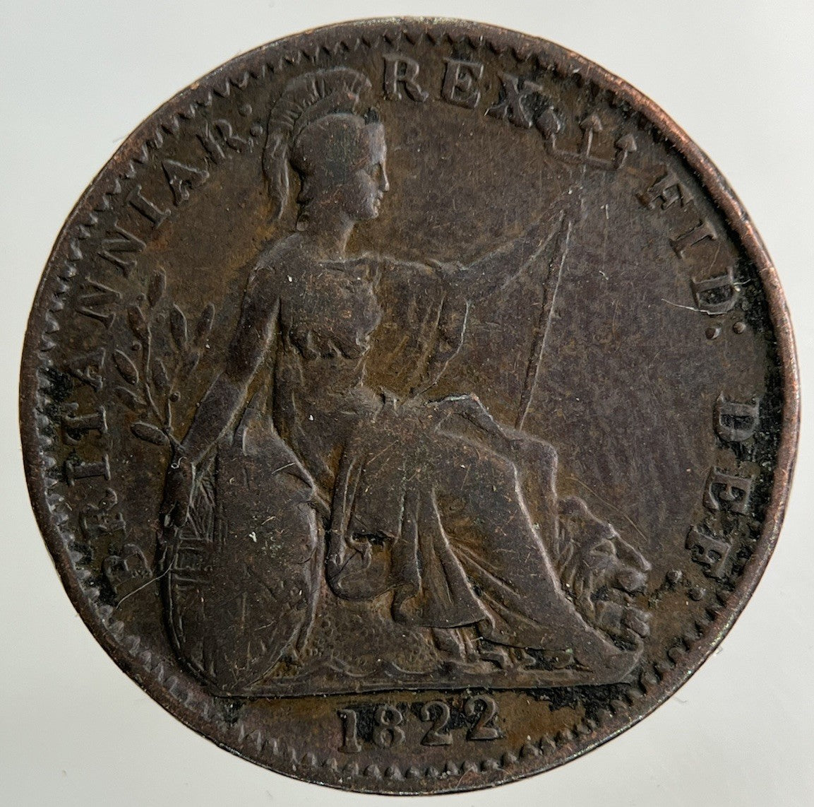 1822 George IV Farthing Coin | Collectable Grade