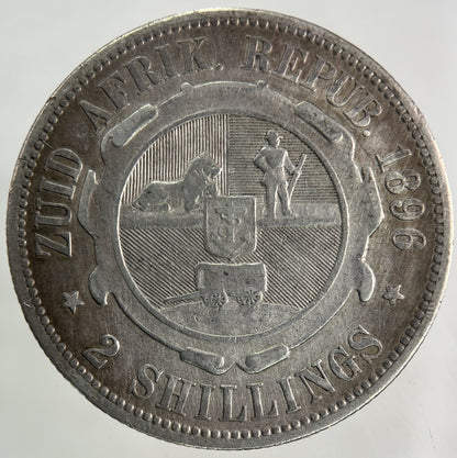 1896 South Africa Florin Silver Coin | Fine Collectable Grade