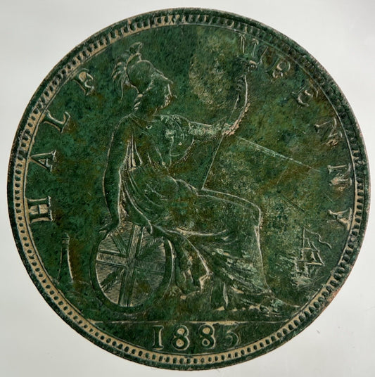 1885 Victoria Half - Penny Coin | Very High Grade