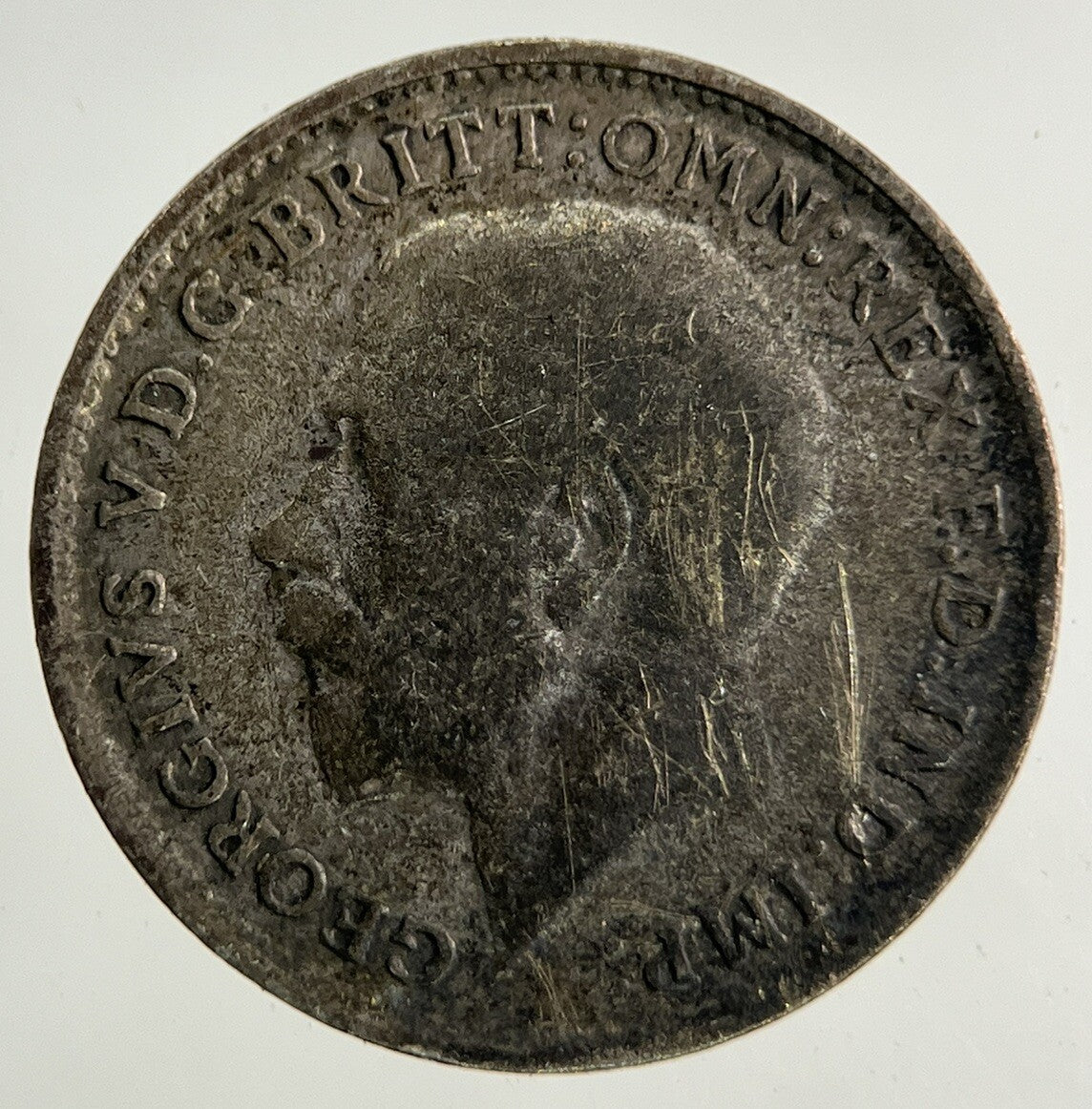 1918 George V Threepence Silver Coin | Fine Collectable Grade