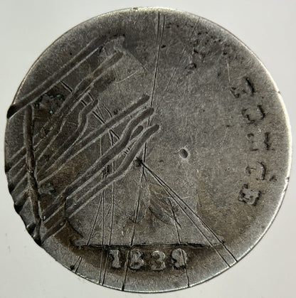 1839 Victoria Groat Four - Pence Silver Coin | Fair Grade