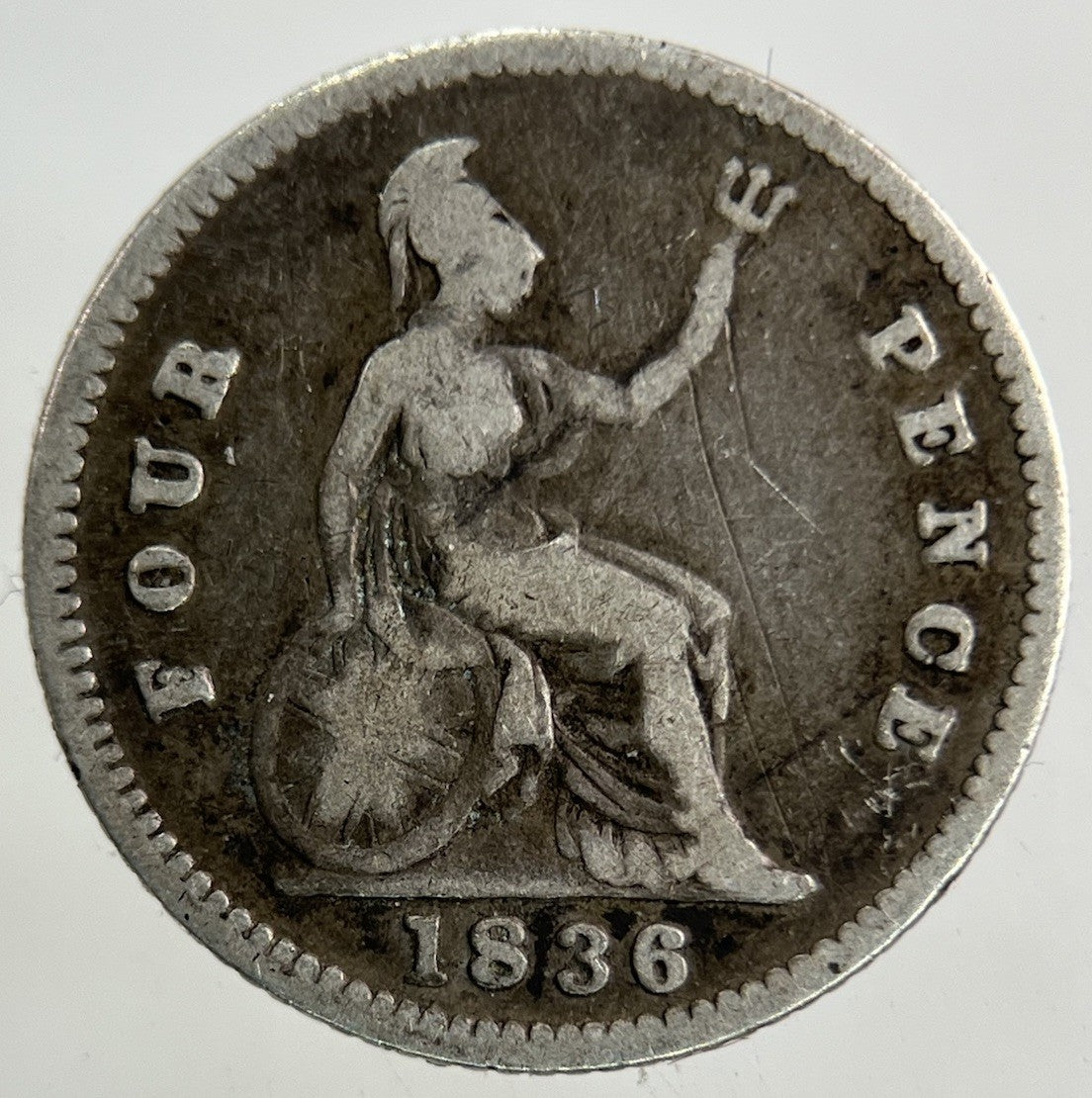 1836 William IV Groat Four - Pence Silver Coin | Collectable Grade