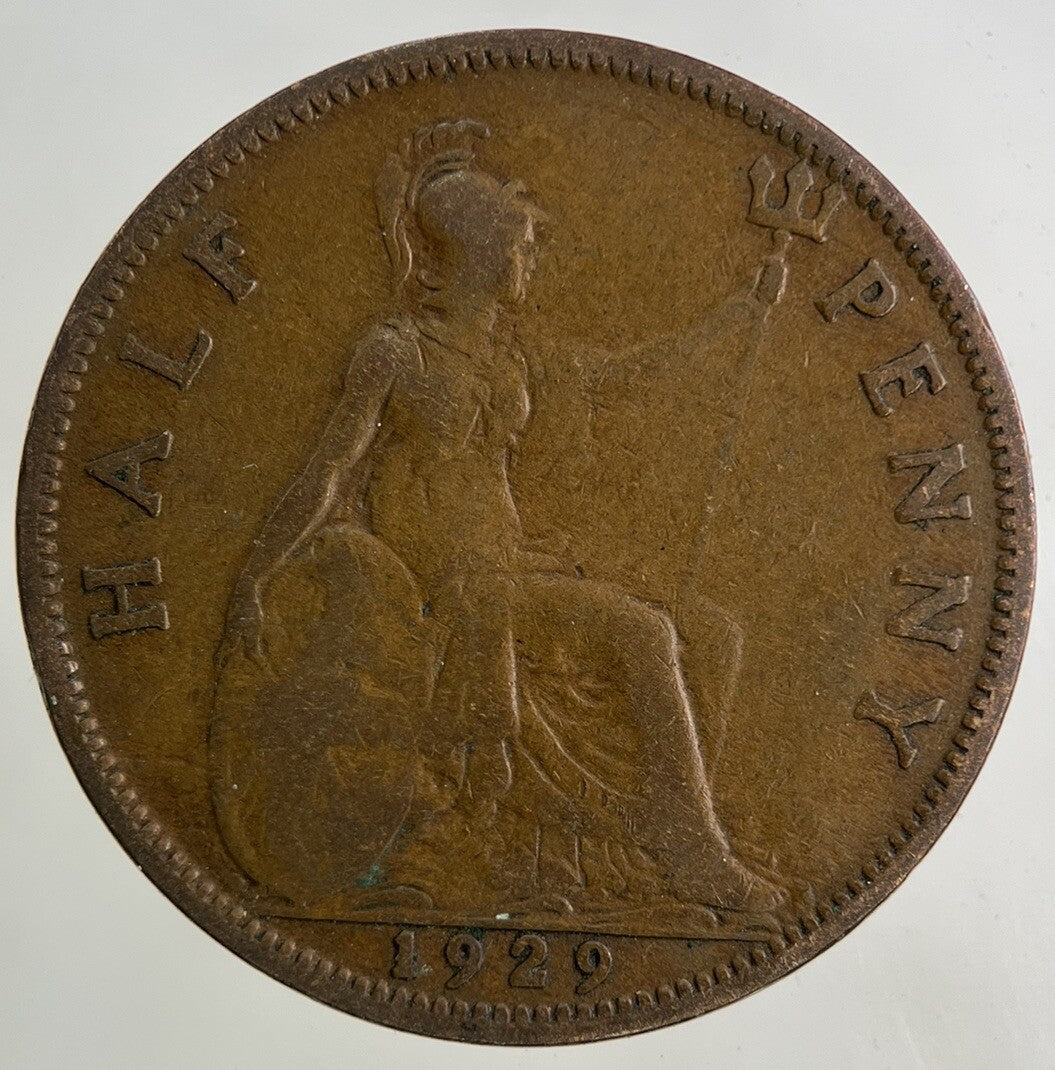 1929 George V Half - Penny Coin | Collectable Grade