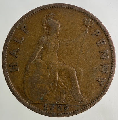 1929 George V Half - Penny Coin | Collectable Grade