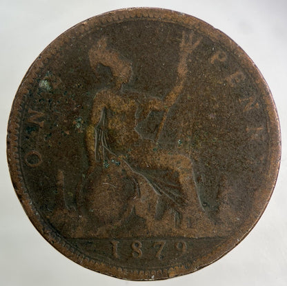 1879 Victoria One Penny Coin | Collectable Grade