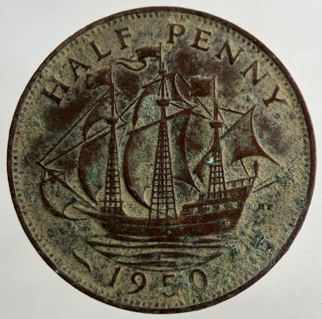 1950 George VI Half - Penny Coin | Collectable Grade