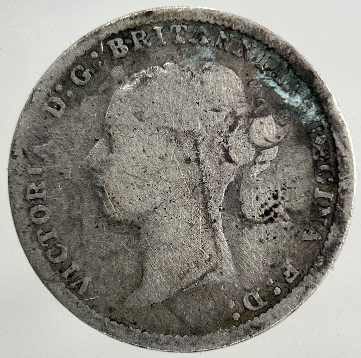 1886 Victoria Threepence Silver Coin | Collectable Grade