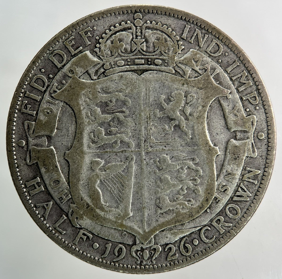 1926 George V Half - Crown Silver Coin | Collectable Grade