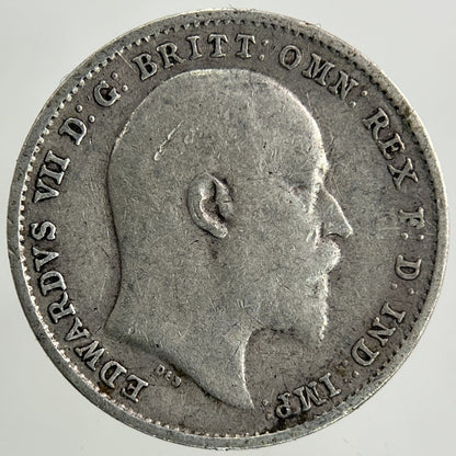 1902 Edward VII Threepence Silver Coin | Collectable Grade