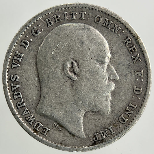 1902 Edward VII Threepence Silver Coin | Collectable Grade