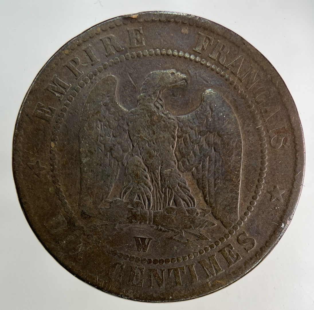 1855 France 10 Centimes Coin | Collectable Grade