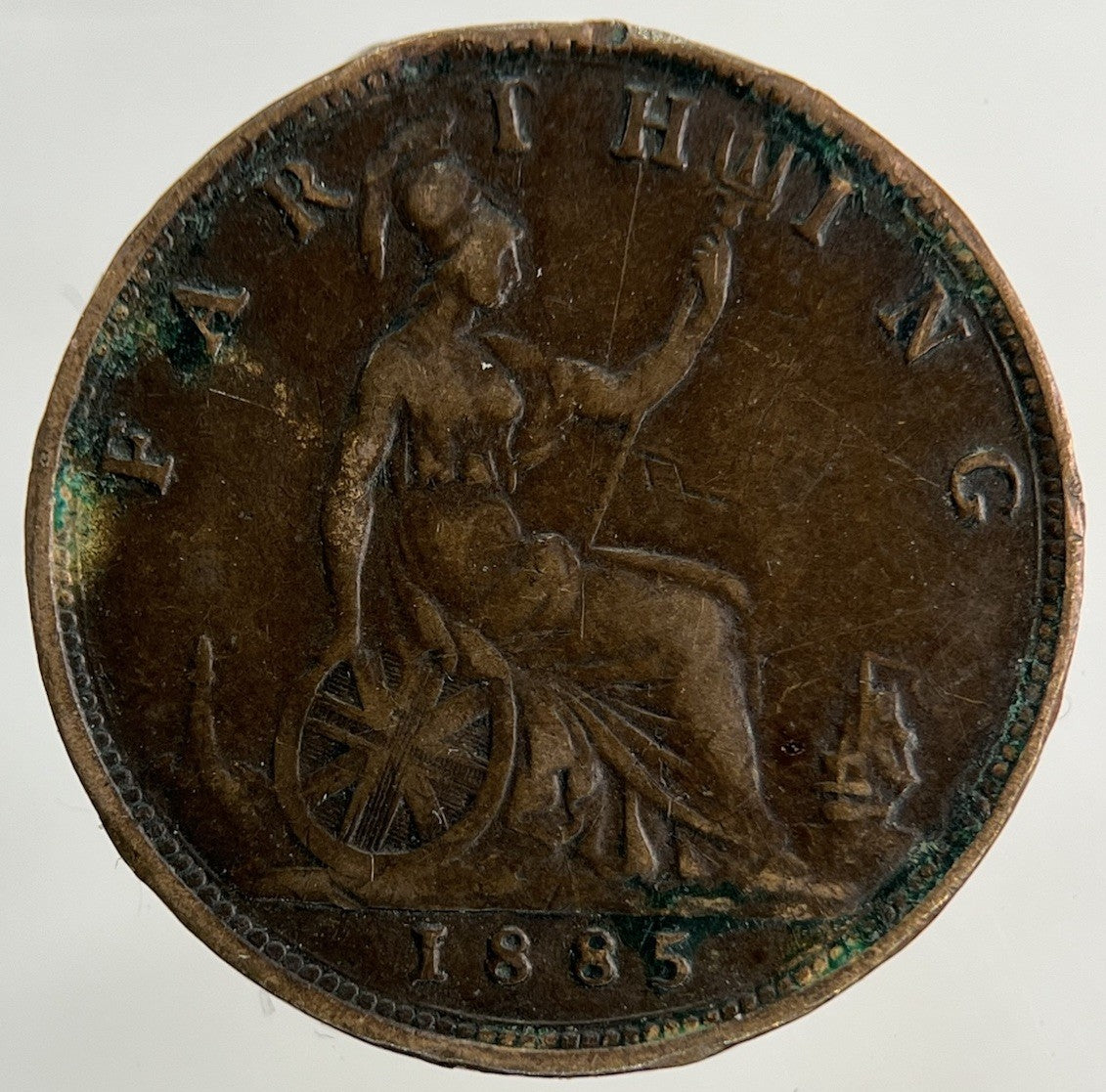 1885 Victoria Farthing Coin | Fine Collectable Grade