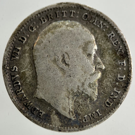 1902 Edward VII Threepence Silver Coin | Fine Collectable Grade