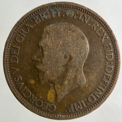 1929 George V Half - Penny Coin | Collectable Grade
