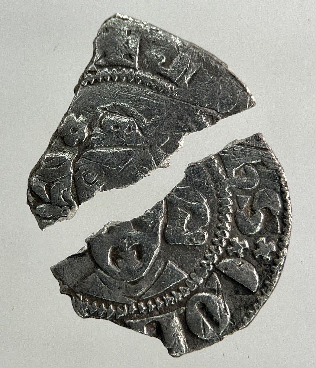 1280 - 1304 John II 2nd d’Aveses Sterling Hainaut Belgium Silver Hammered Coin