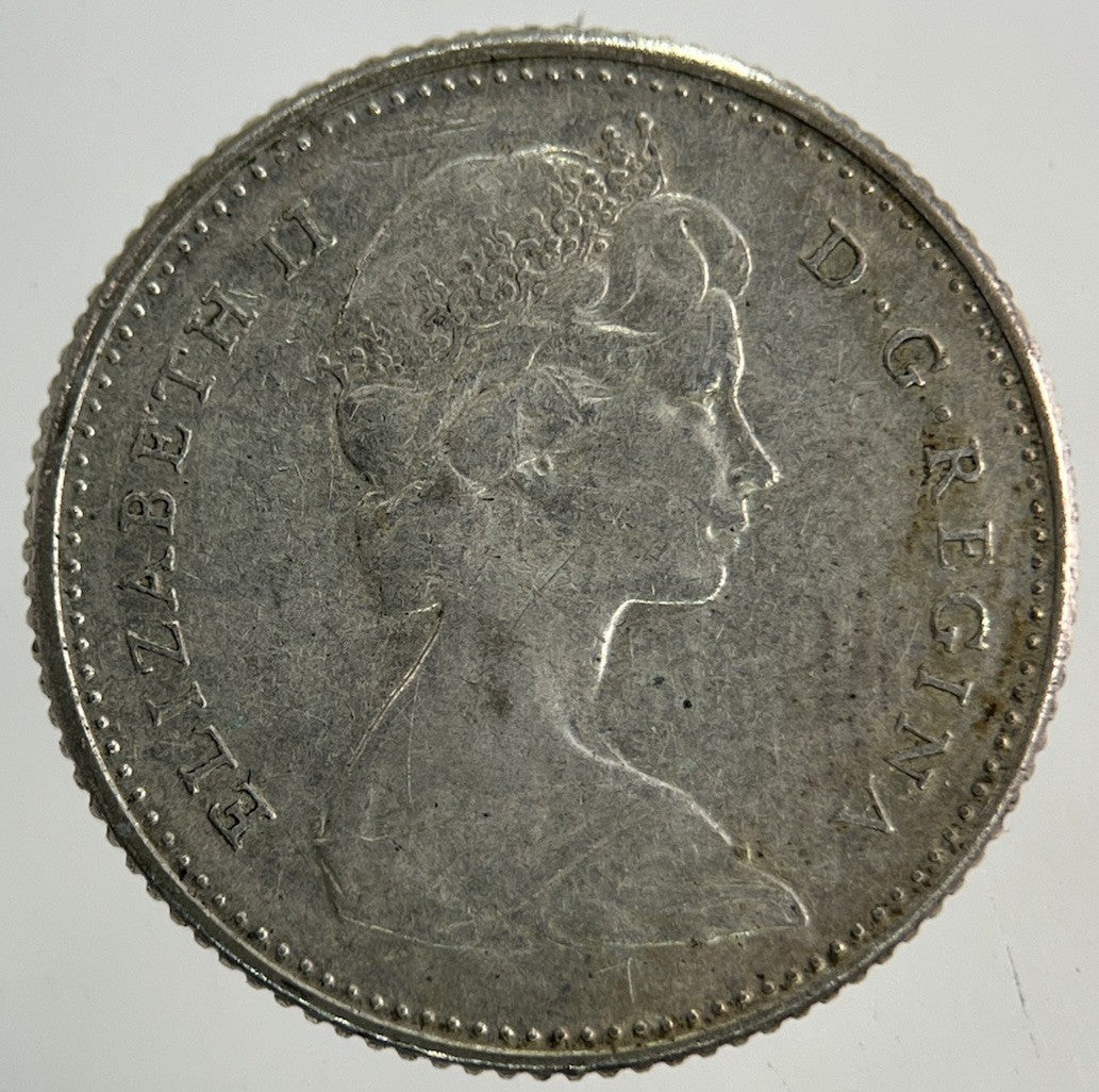 1967 Canada 10 Cents Silver Coin | Fine Collectable Grade