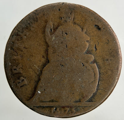 1675 Charles II 2nd Farthing Coin | Collectable Grade