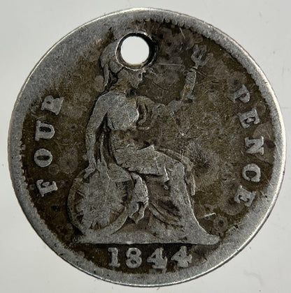 1844 Victoria Groat Four - Pence Silver Coin | Collectable Grade