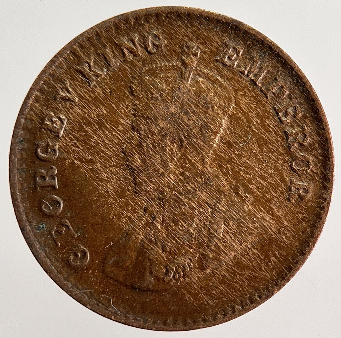 1926 India 1/12 Anna Coin | Fine Collectable Grade | a1004