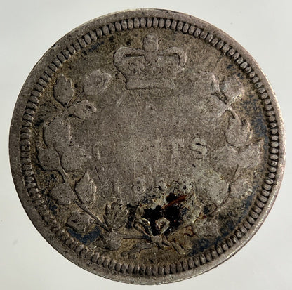 1858 Canada 5 Cents Silver Coin | Collectable Grade