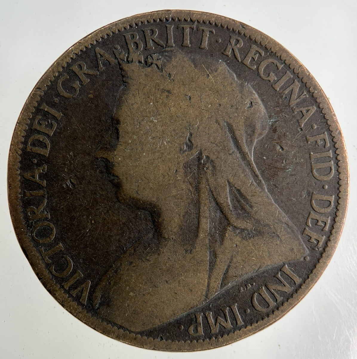 1898 Victoria One Penny Coin | Collectable Grade