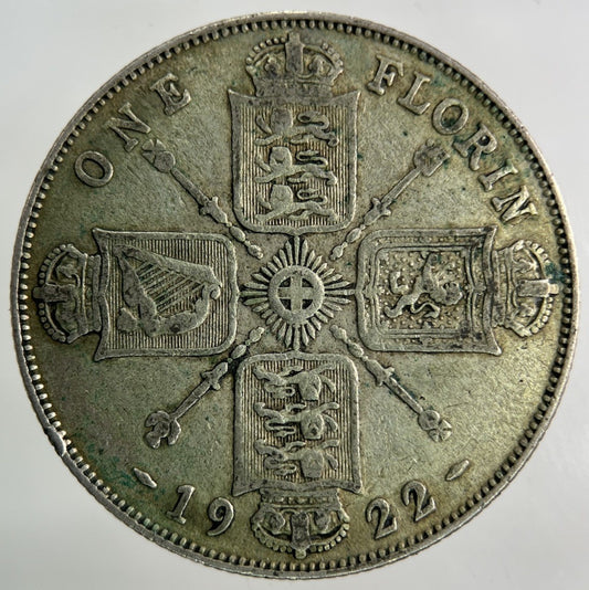 1922 George V Florin Silver Coin | Fine Collectable Grade
