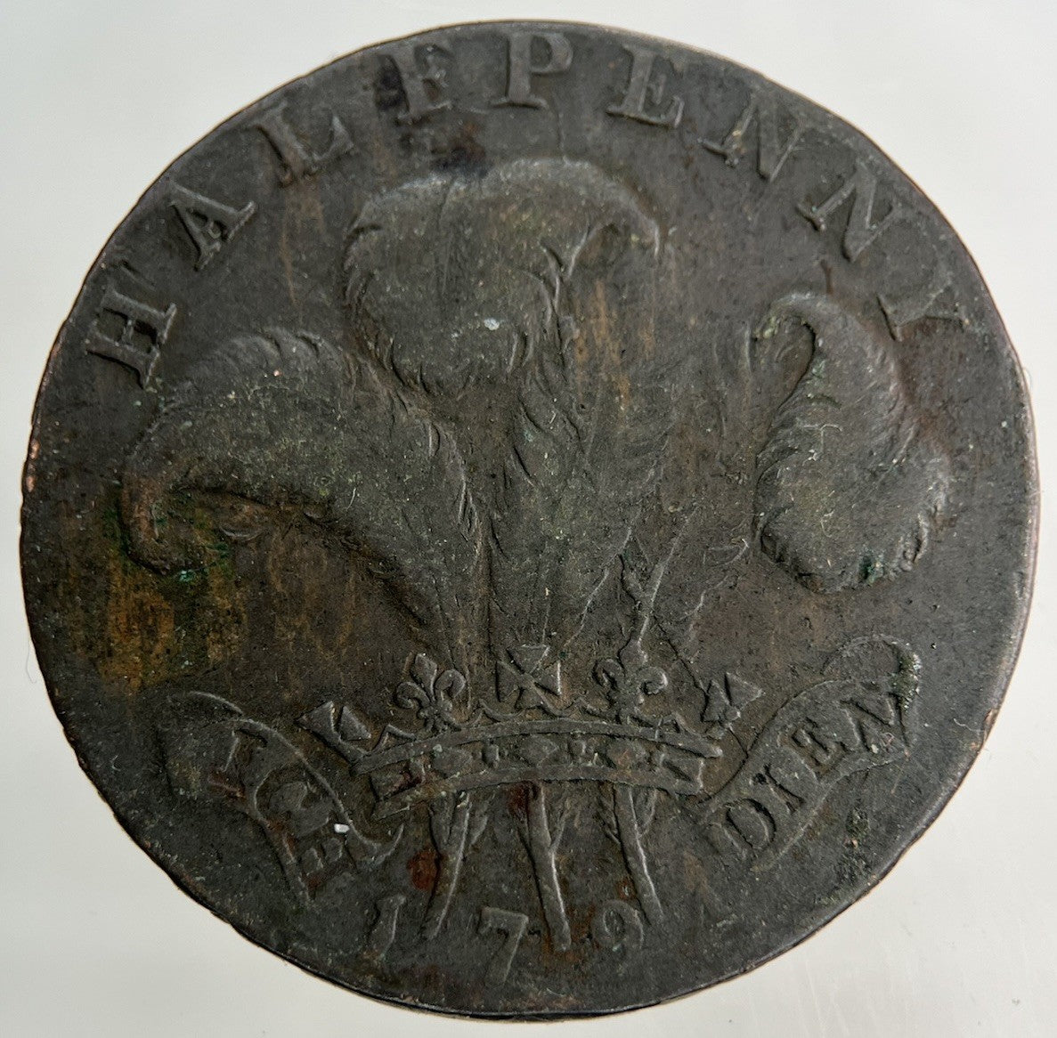 1794 Essex George Prince Of Wales Half - Penny Coin | Collectable Grade