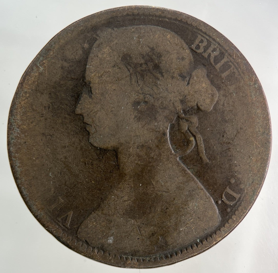 1873 Victoria One Penny Coin | Collectable Grade