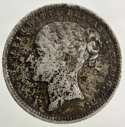 1871 Victoria Shilling Silver Coin | Fine Collectable Grade