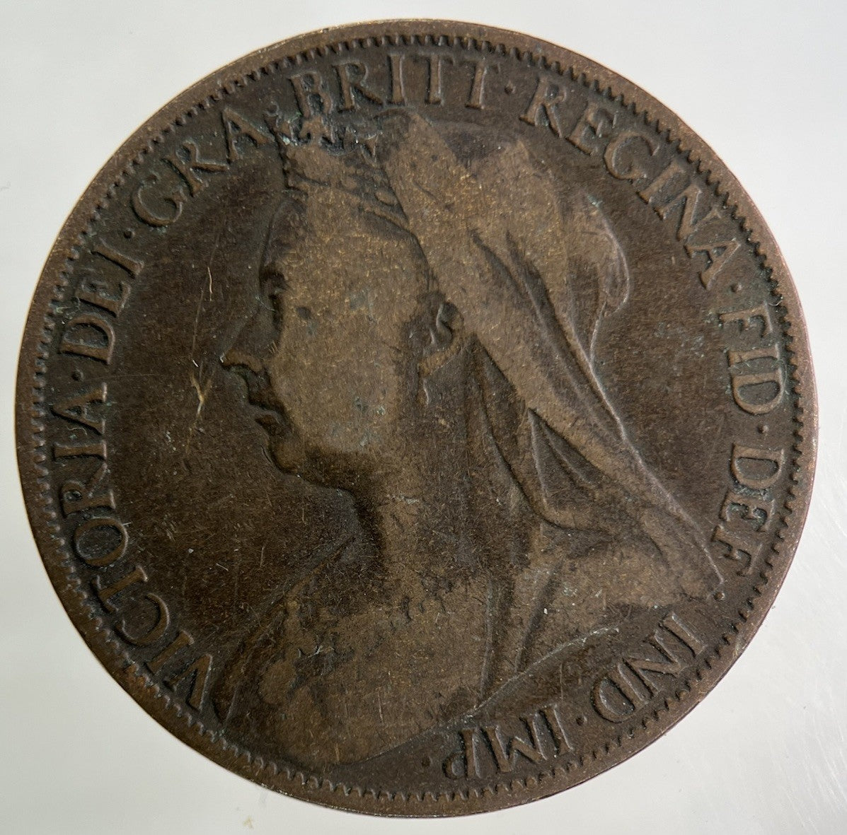 1897 Victoria One Penny Coin | Collectable Grade